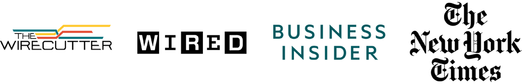 Onanoff has been featured in the following articles. The WireCutter, Wired, Business Insider & The New York Times