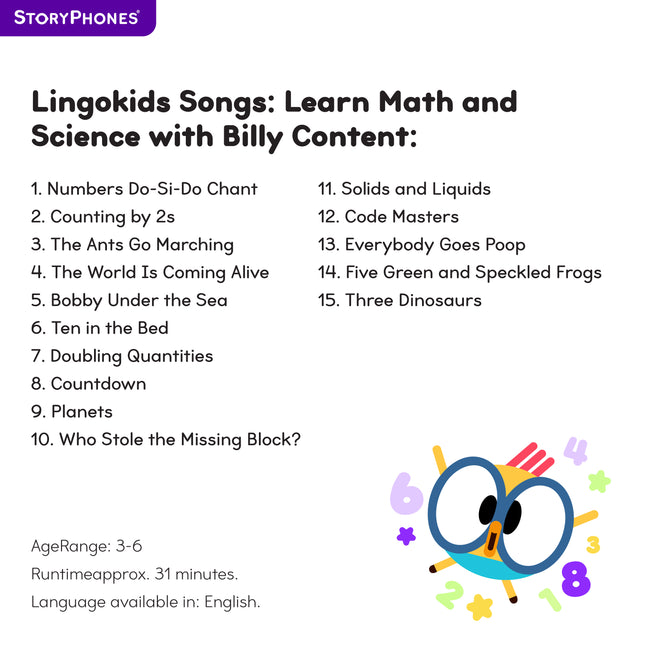 Lingokids Songs: Learn Math and Science with Billy StoryShield