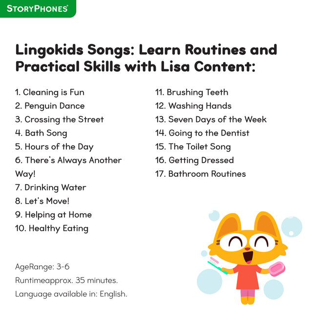 Lingokids Songs: Learn Routines and Practical Skills with Lisa
