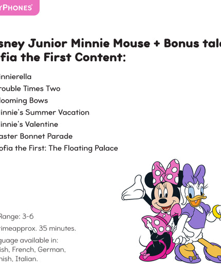 Disney Junior Minnie Mouse StoryShield