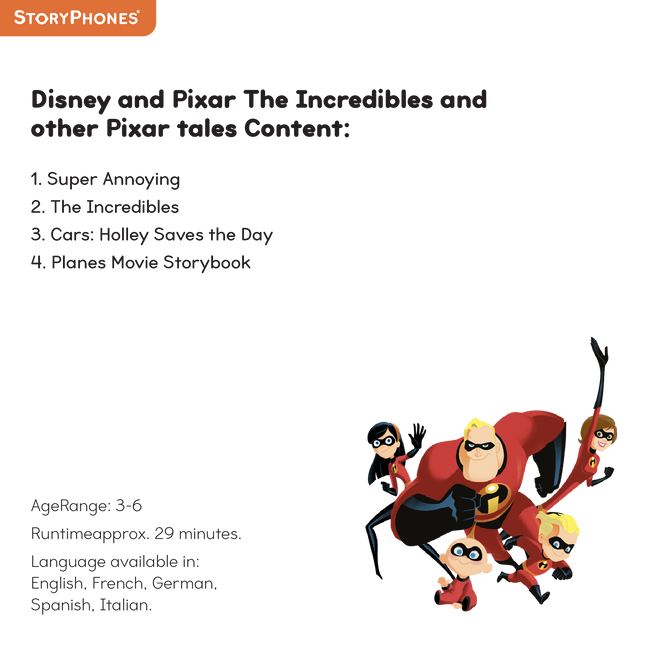 Disney and Pixar The Incredibles and other Pixar tales StoryShield