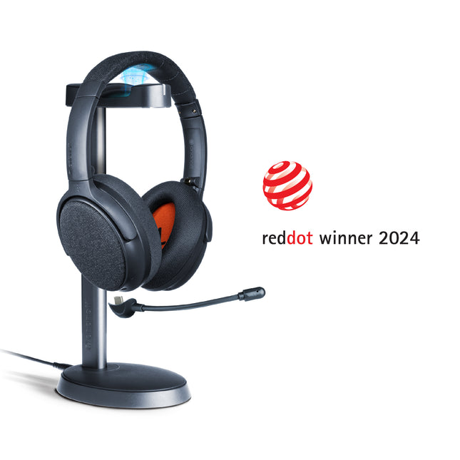 Fokus+ ANC Headphones with Wireless Charging Stand