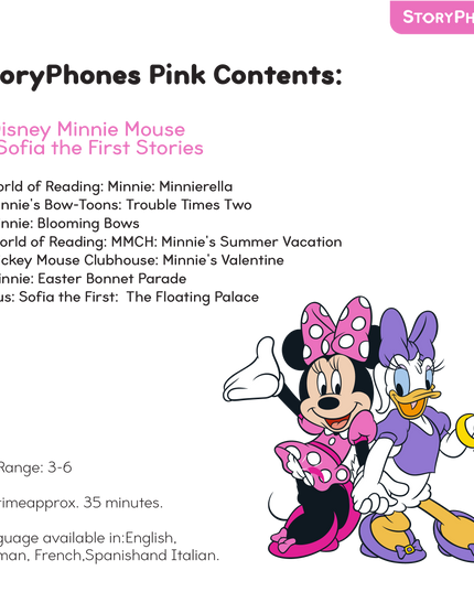 Disney StoryPhones with Mickey / Minnie