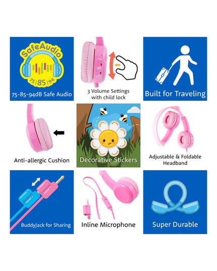 BuddyPhones Travel - Blue Travel